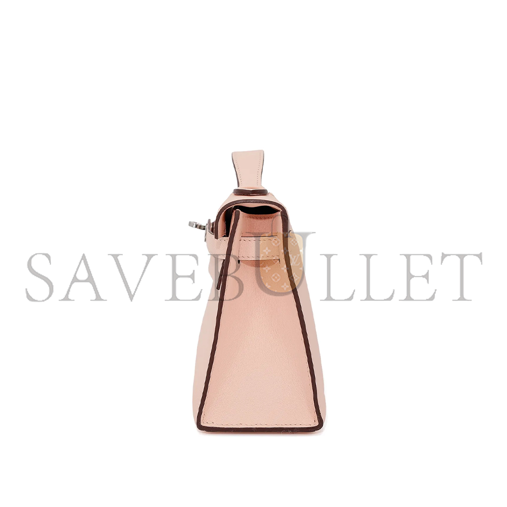 H**mes master kelly pochette rose eglantine swift (22*14*7cm)